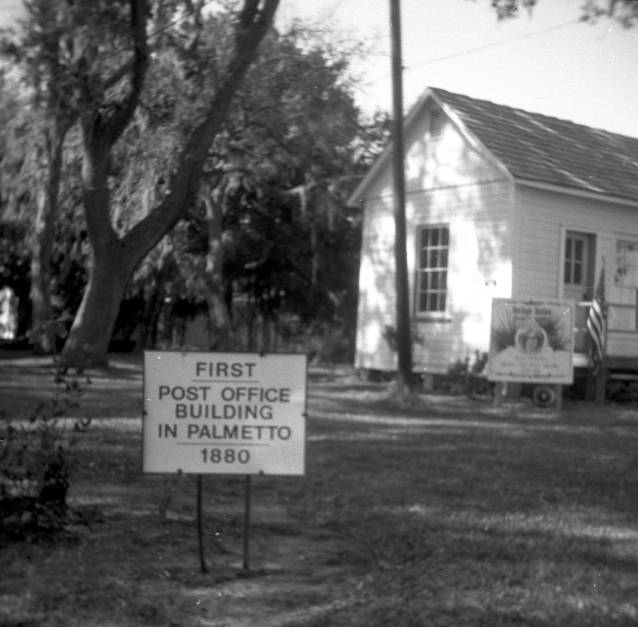 1983 Palmetto's Heritage Station Post Office with Signs